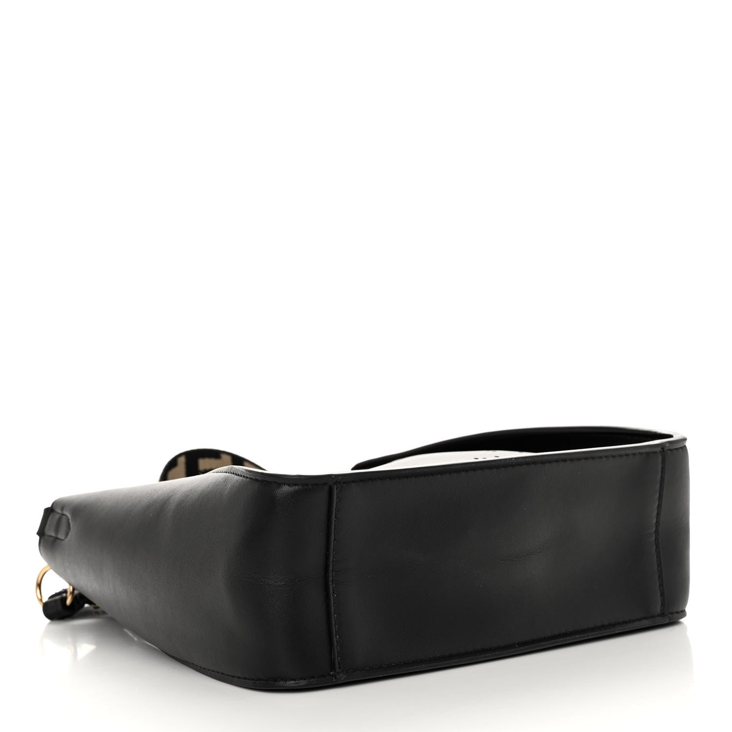 Stella McCartney Eco Alter Nappa Perforated Logo Mini Crossbody Black 4 of 10