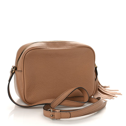 Gucci Pebbled Calfskin Small Soho Disco Bag Camelia 3 of 9