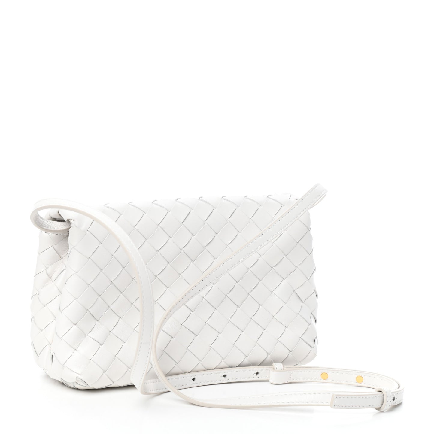 Nappa Intrecciato Crossbody White