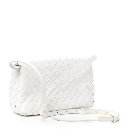 Bottega Veneta Nappa Intrecciato Crossbody White 3 of 9