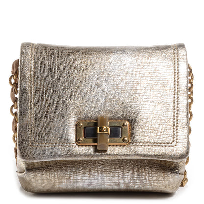 Lanvin Leather Happy Mini Pop Crossbody Metallic 1 of 8
