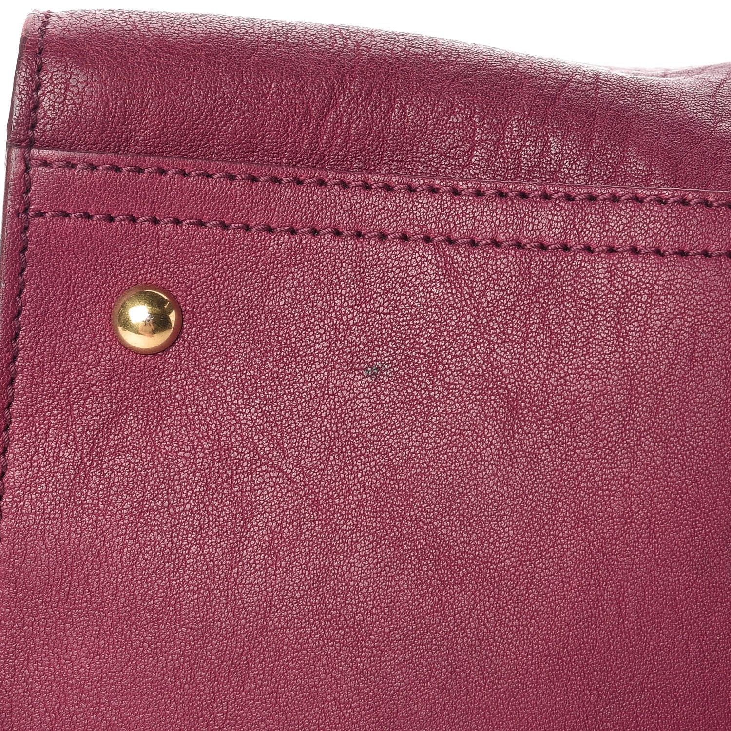Saint Laurent Sheepskin Medium Cabas ChYc Black Cherry 13 of 20