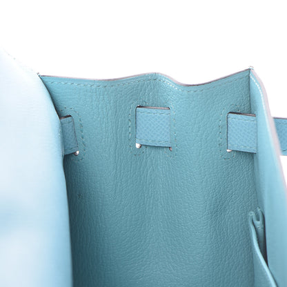 Hermes Epsom Kelly Sellier 28 Bleu Atoll 21 of 34
