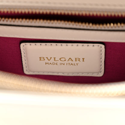 Bulgari Calfskin Serpenti Forever Crossbody Bag White Agate 7 of 12