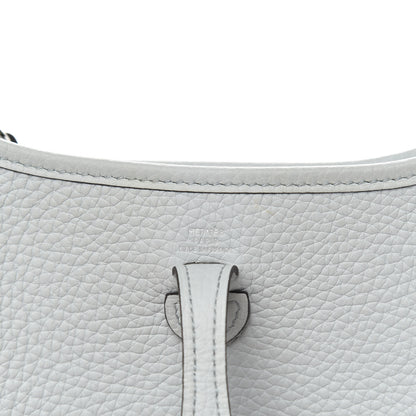 Hermes Taurillon Clemence Amazone Evelyne TPM Bleu Pale Indigo 6 of 10