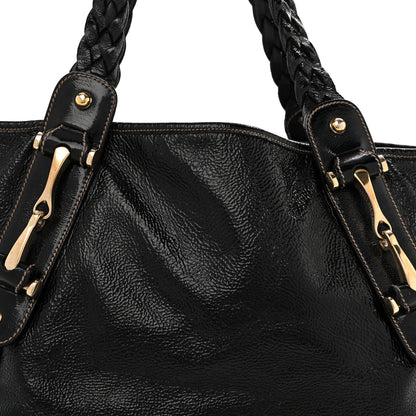 Gucci Patent Medium Pelham Shoulder Bag Black 8 of 16