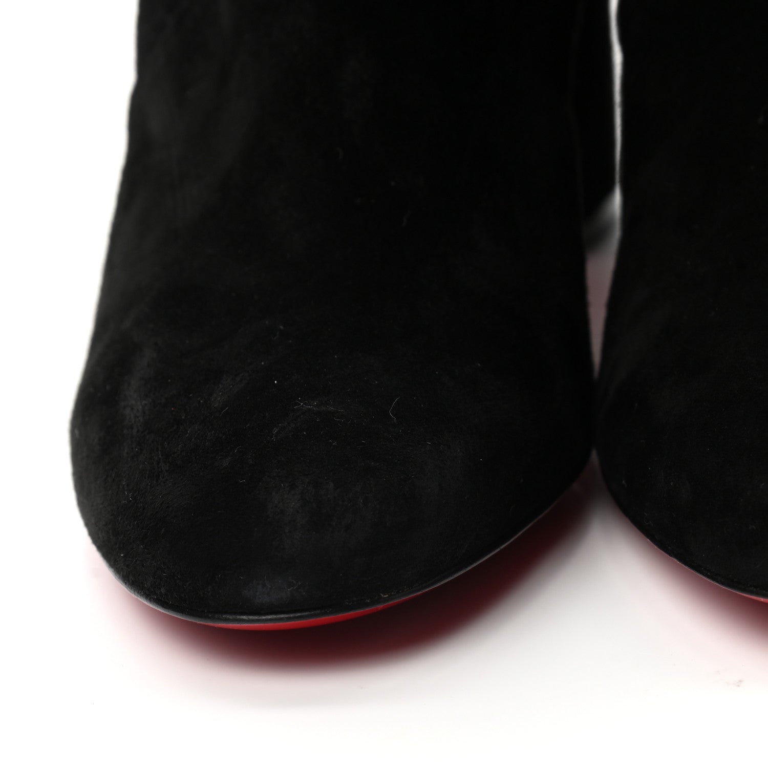 Christian Louboutin Veau Velours Cavalika 85 Boots 37 Black 8 of 8