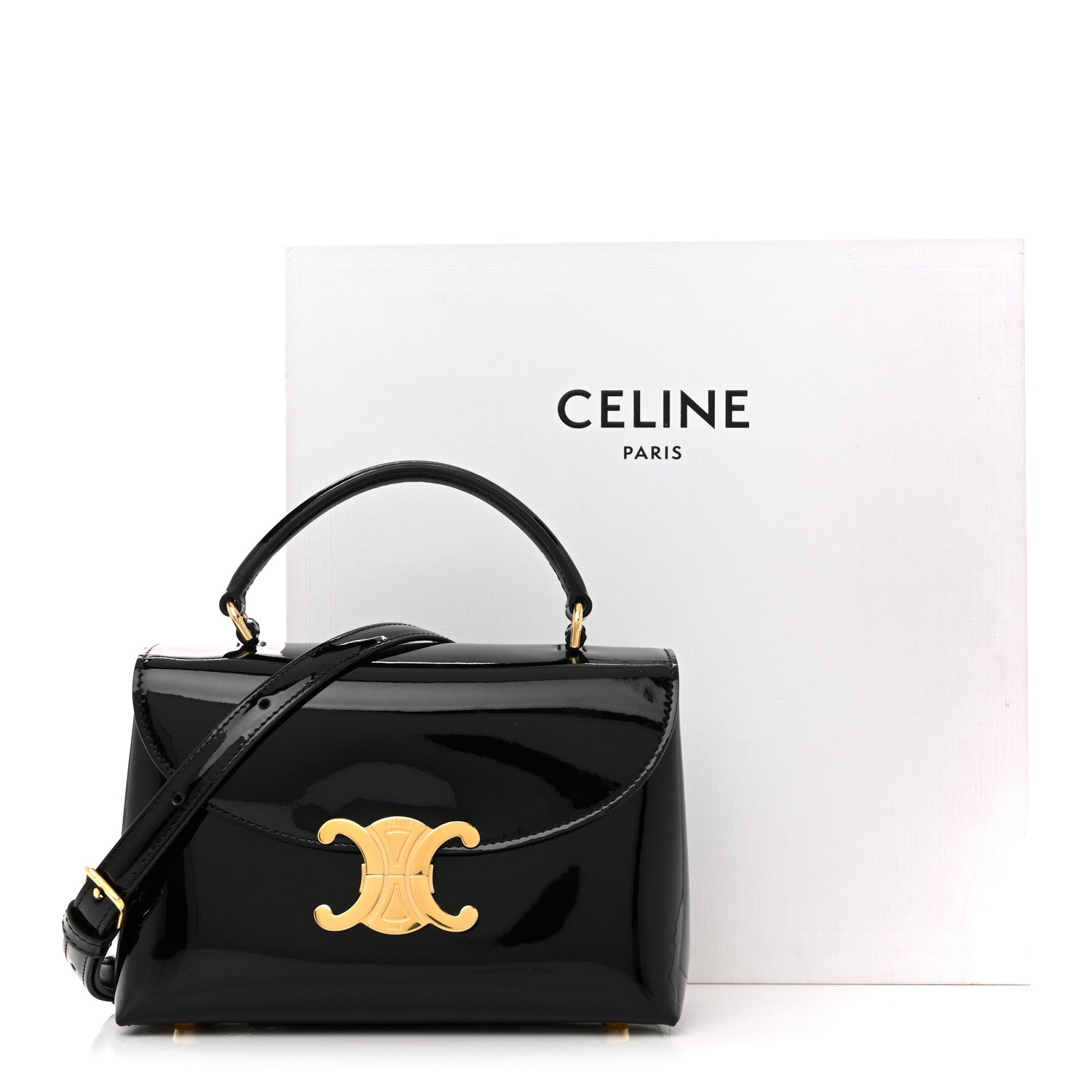 Celine Patent Calfskin Teen Nino Black 12 of 12