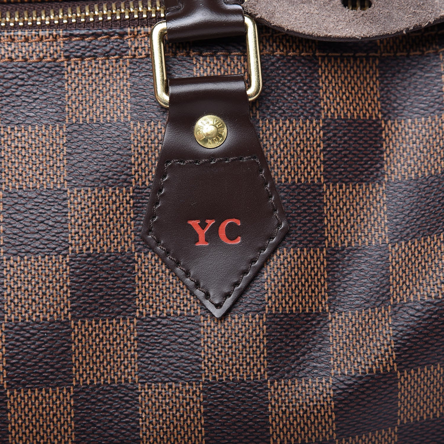 Louis Vuitton Damier Ebene Speedy 35 10 of 10