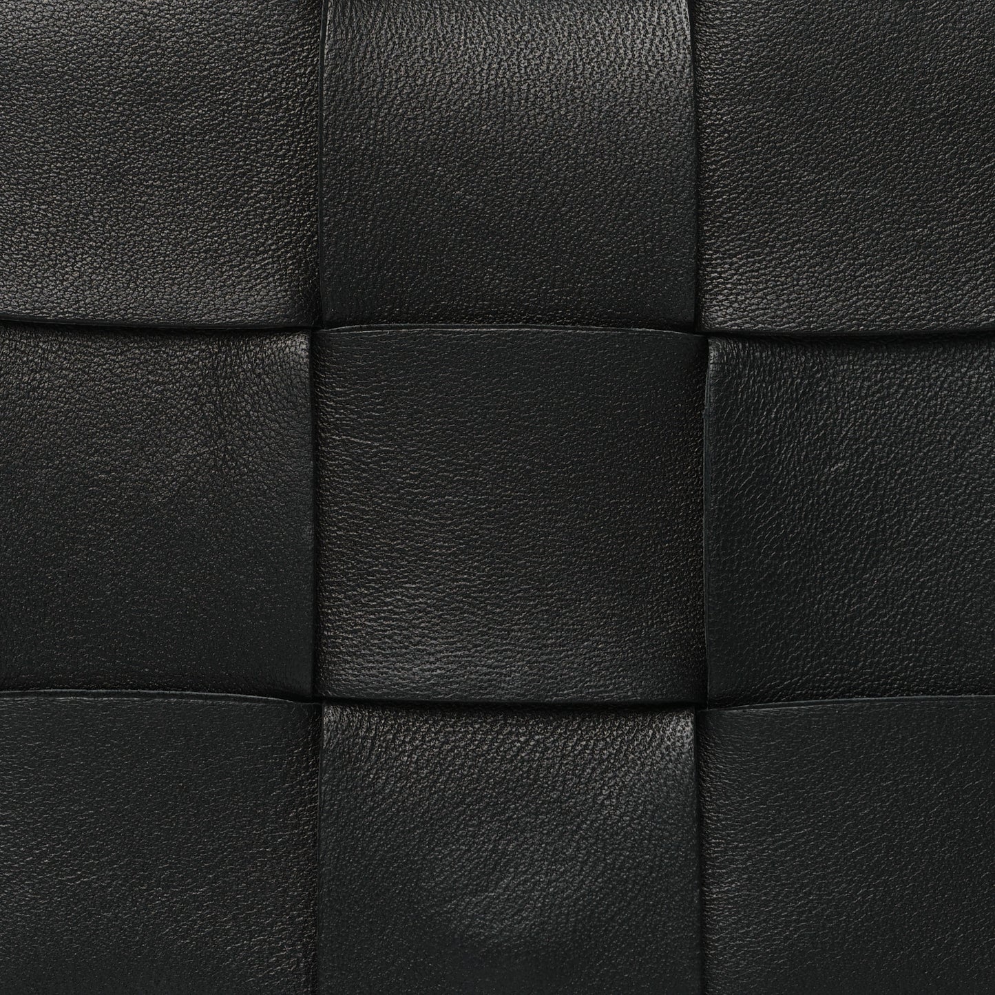 Lambskin Maxi Intreccio Small Cassette Crossbody Bag Black