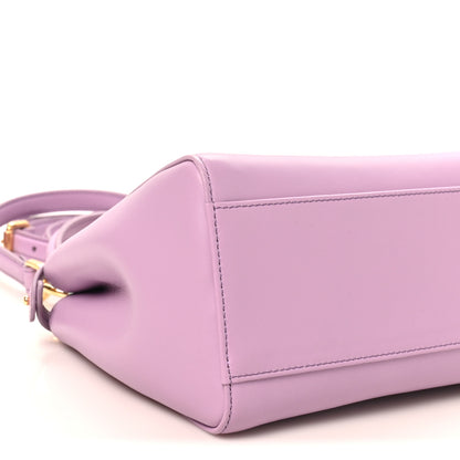 Fendi Nappa Stacked Bar Mini Peekaboo Iconic Satchel Violetta 7 of 9