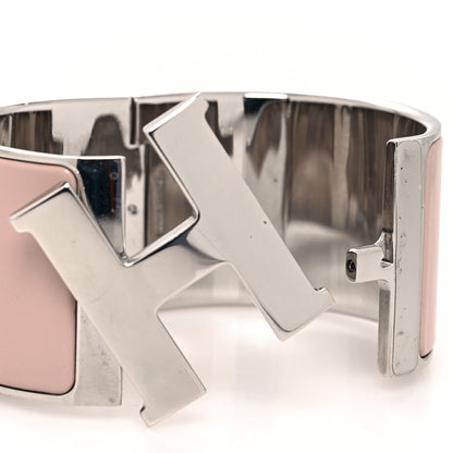Hermes Enamel Extra Wide Clic Clac H Bracelet PM Rose 4 of 5