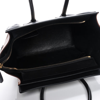 Celine Satin Calfskin Micro Tri-Color Luggage Seashell 5 of 8