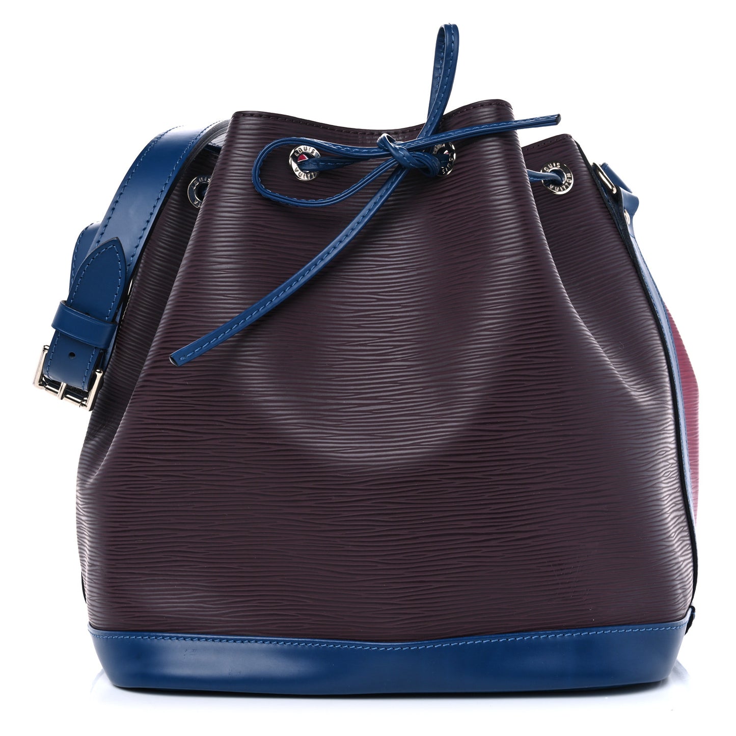 Epi Tri-Color Petit Noe NM Quetsche Fuchsia Saphir