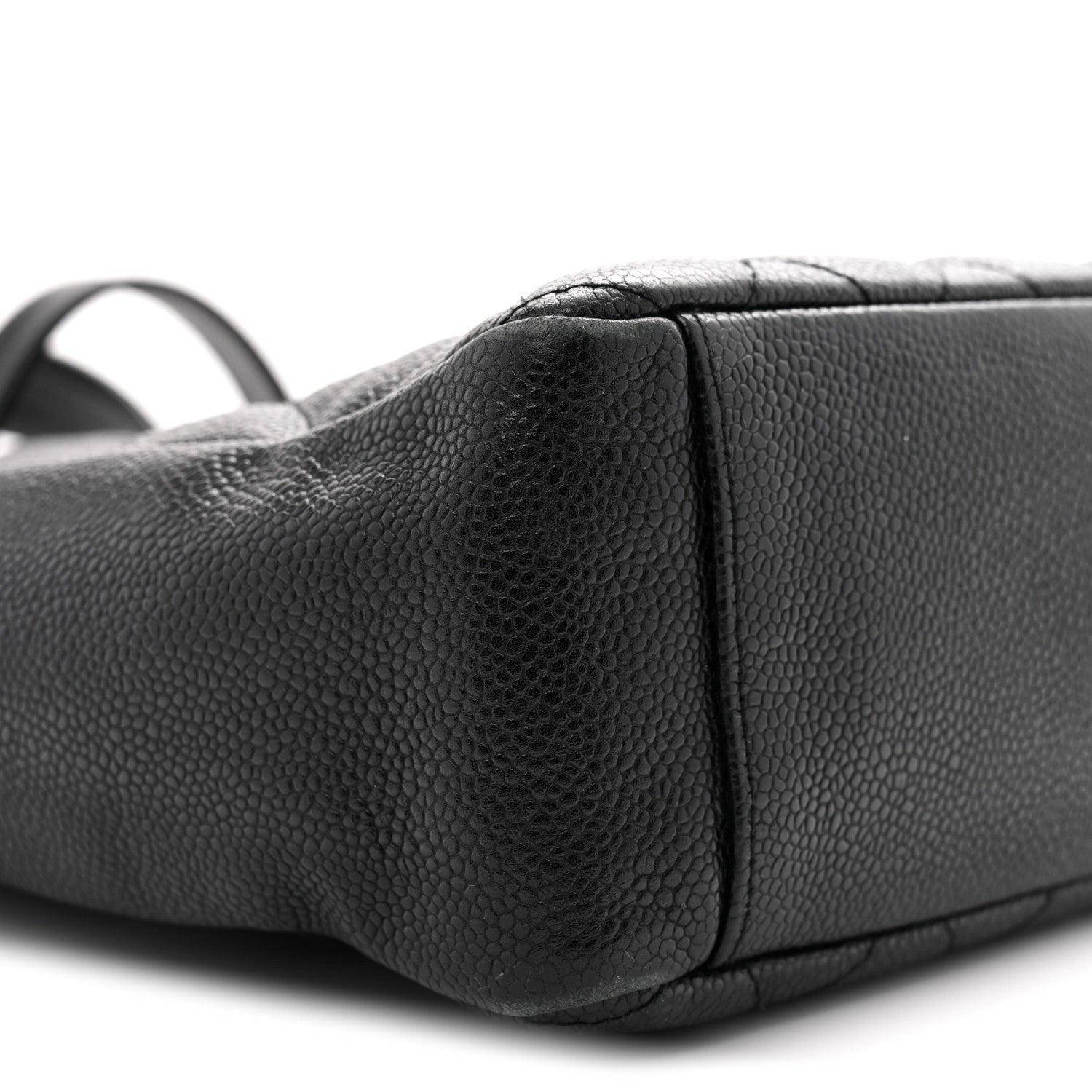 Chanel Caviar Quilted Petit Shopping Tote PST Black 9 of 14