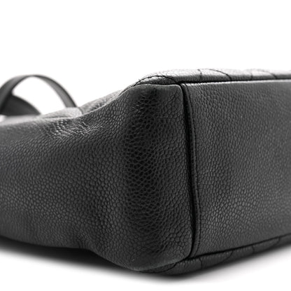 Chanel Caviar Quilted Petit Shopping Tote PST Black 9 of 14