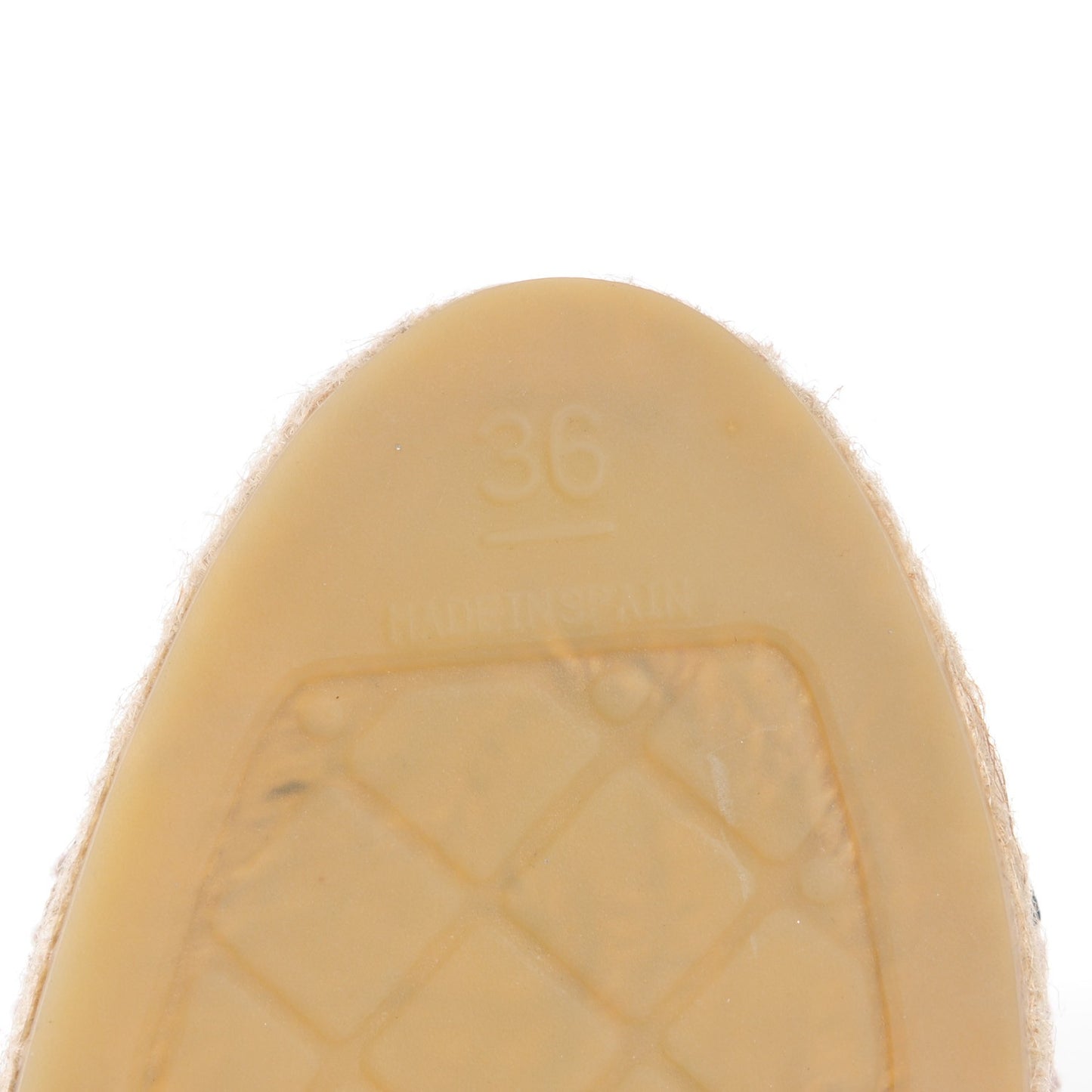 Toile CC Espadrilles 36 Beige Black