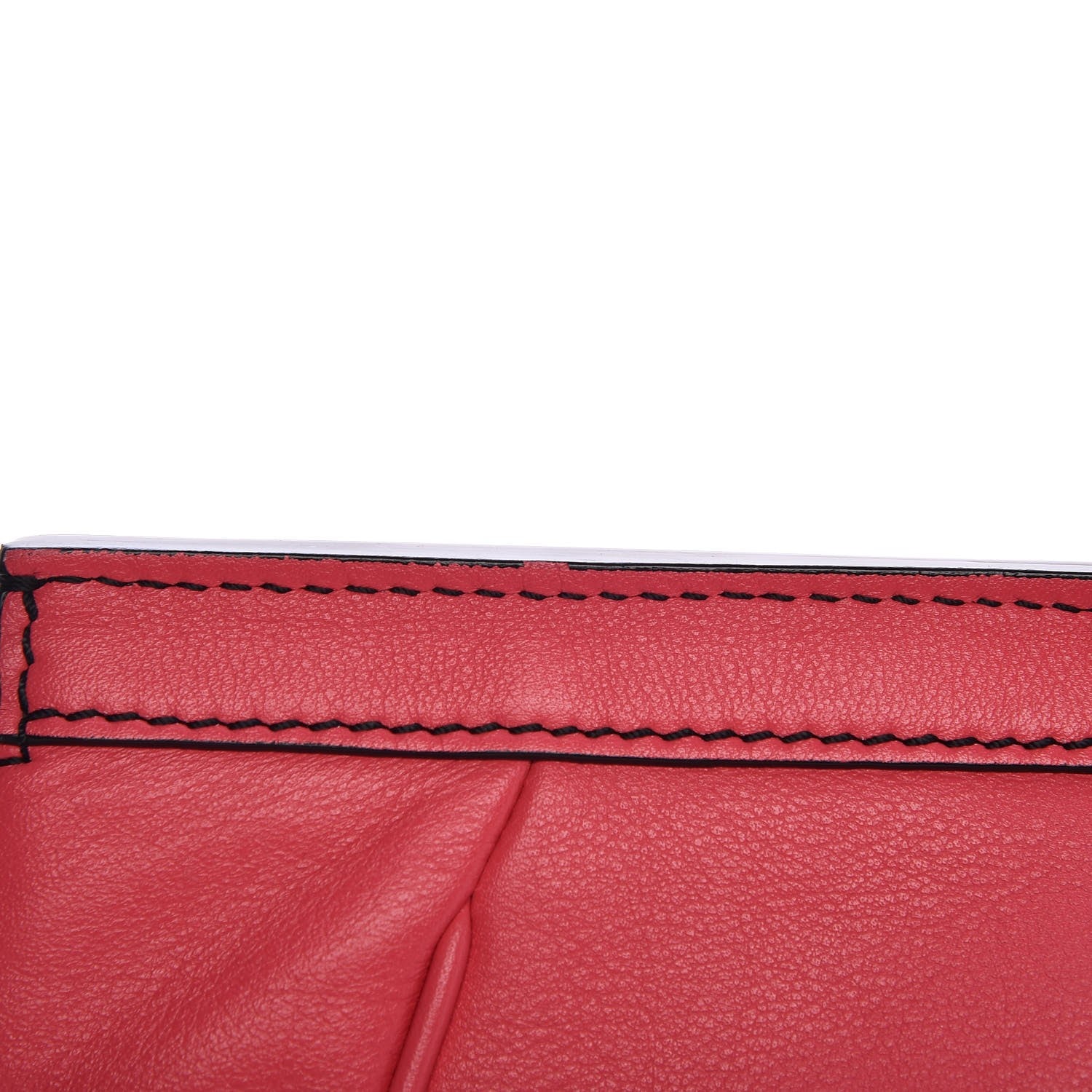 Lanvin LOEWE Calfskin Embossed Shoulder Shopping Tote Pink 8 of 9