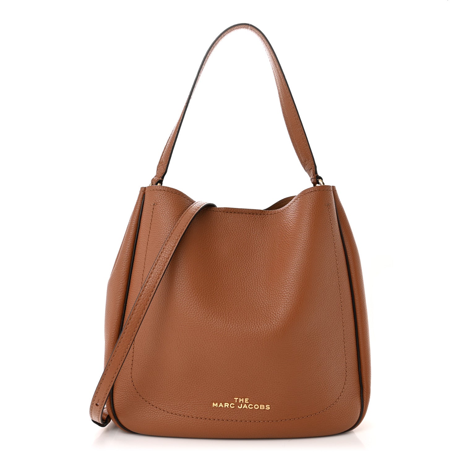 Marc Jacobs Grained Calfskin Director Hobo Cognac 3 of 12