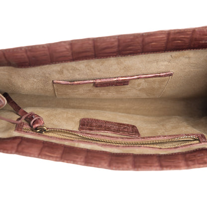 Nancy Gonzalez Metallic Crocodile Clutch 4 of 6