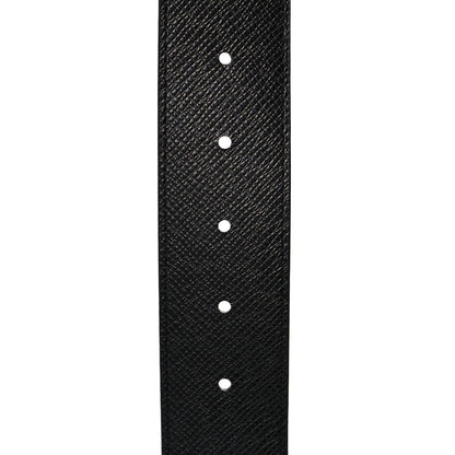 Louis Vuitton Monogram Eclipse Taigarama 40mm LV Initiales Reversible Belt 90 36 Black 4 of 5