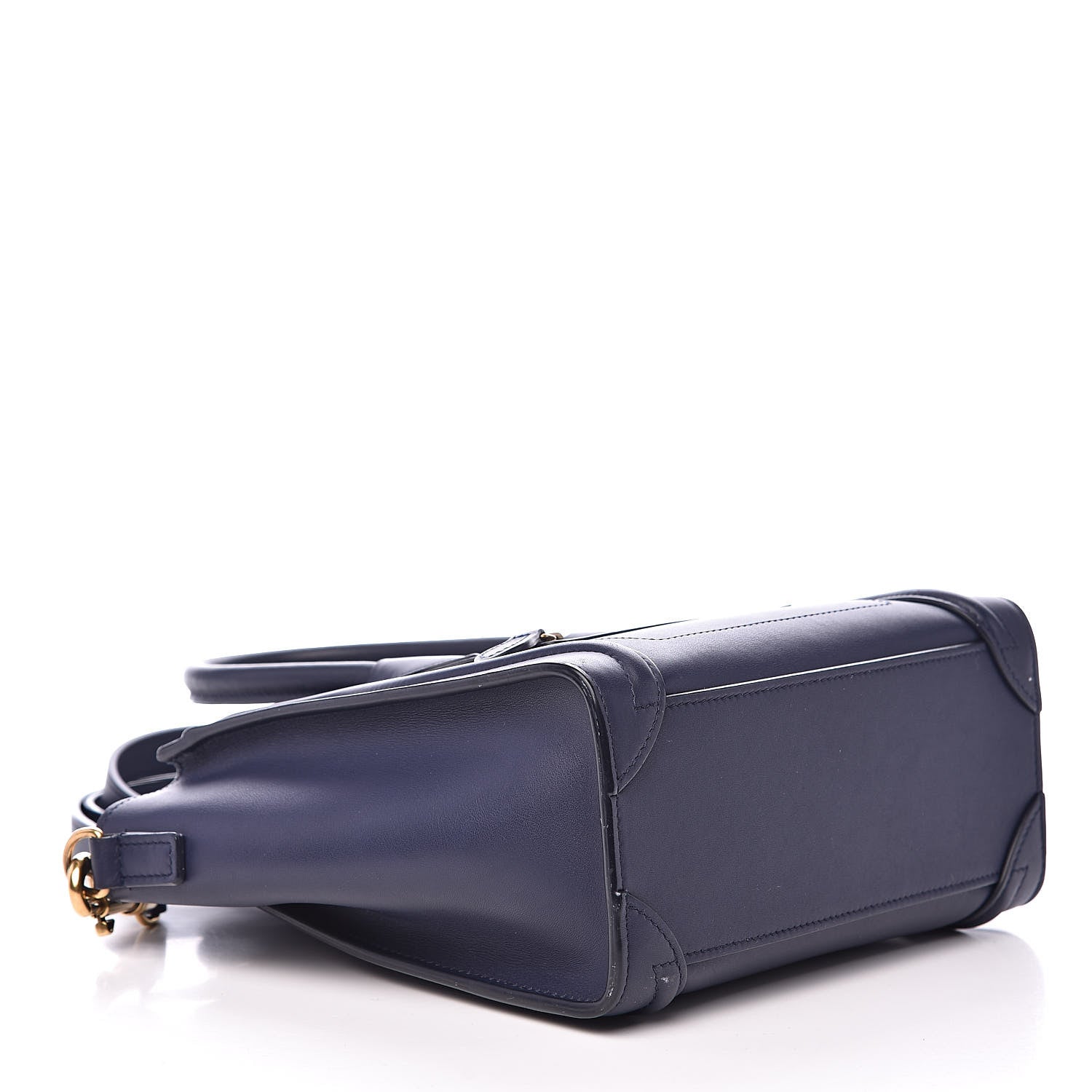 Celine Smooth Calfskin Nano Luggage Ink 4 of 13