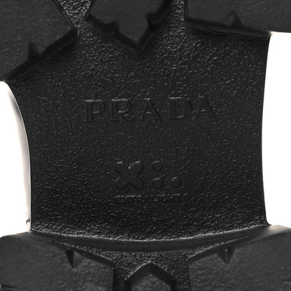 Prada Spazzolato Rois Mens Monolith Chelsea 55mm Ankle Boots 9 Black 7 of 9
