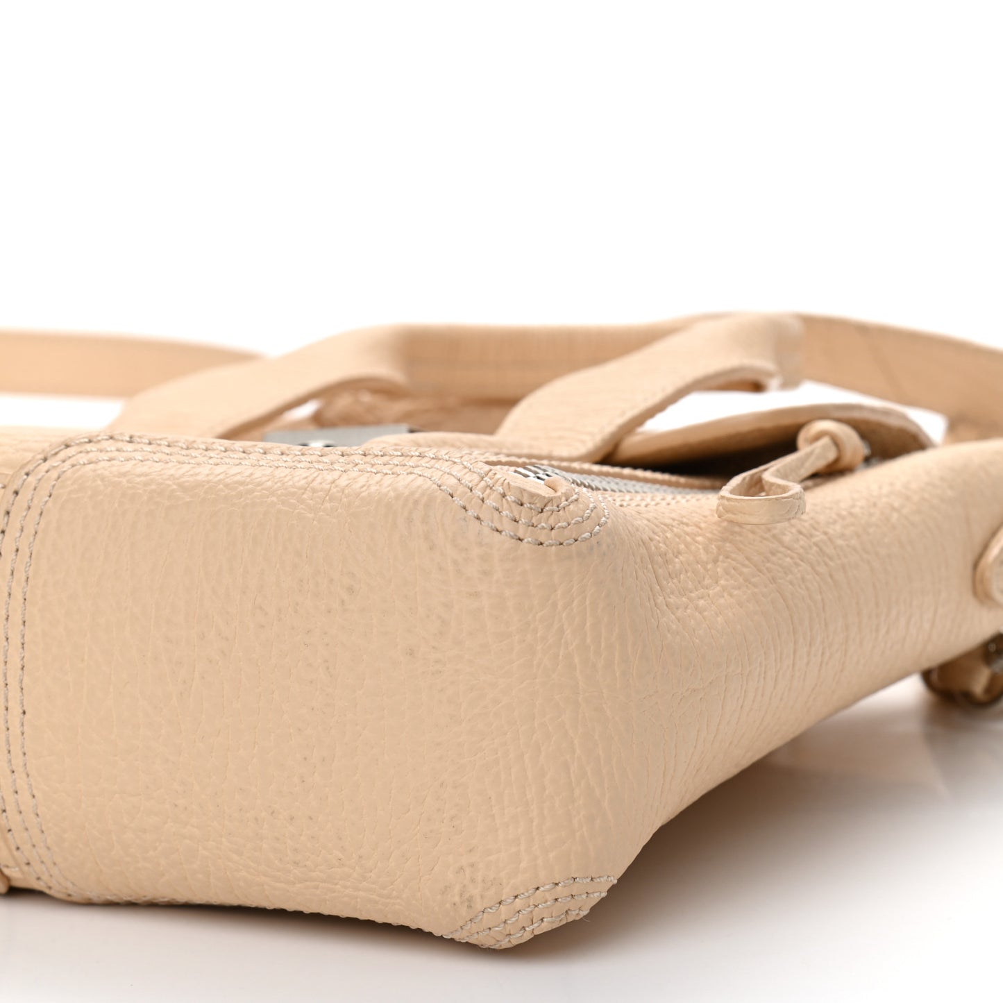 Textured Calfskin Mini Pashli Satchel Blush