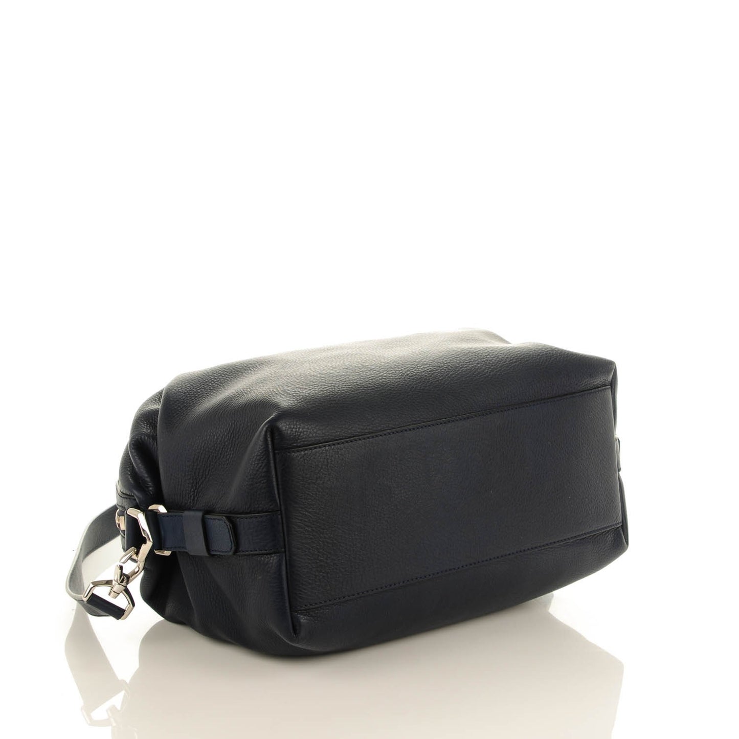 Waxy Grained Calfskin Medium Nightingale Navy
