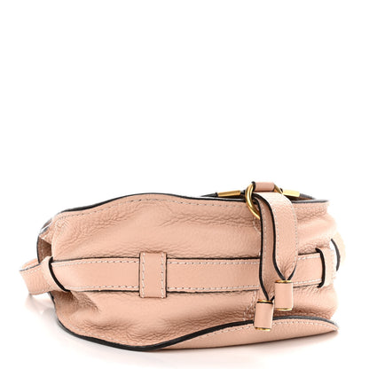 Chloe Grained Calfskin Small Marcie Saddle Bag Anemone Pink 7 of 22