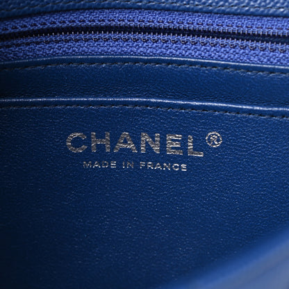 Chanel Caviar Quilted Mini Rectangular Flap Blue 6 of 11