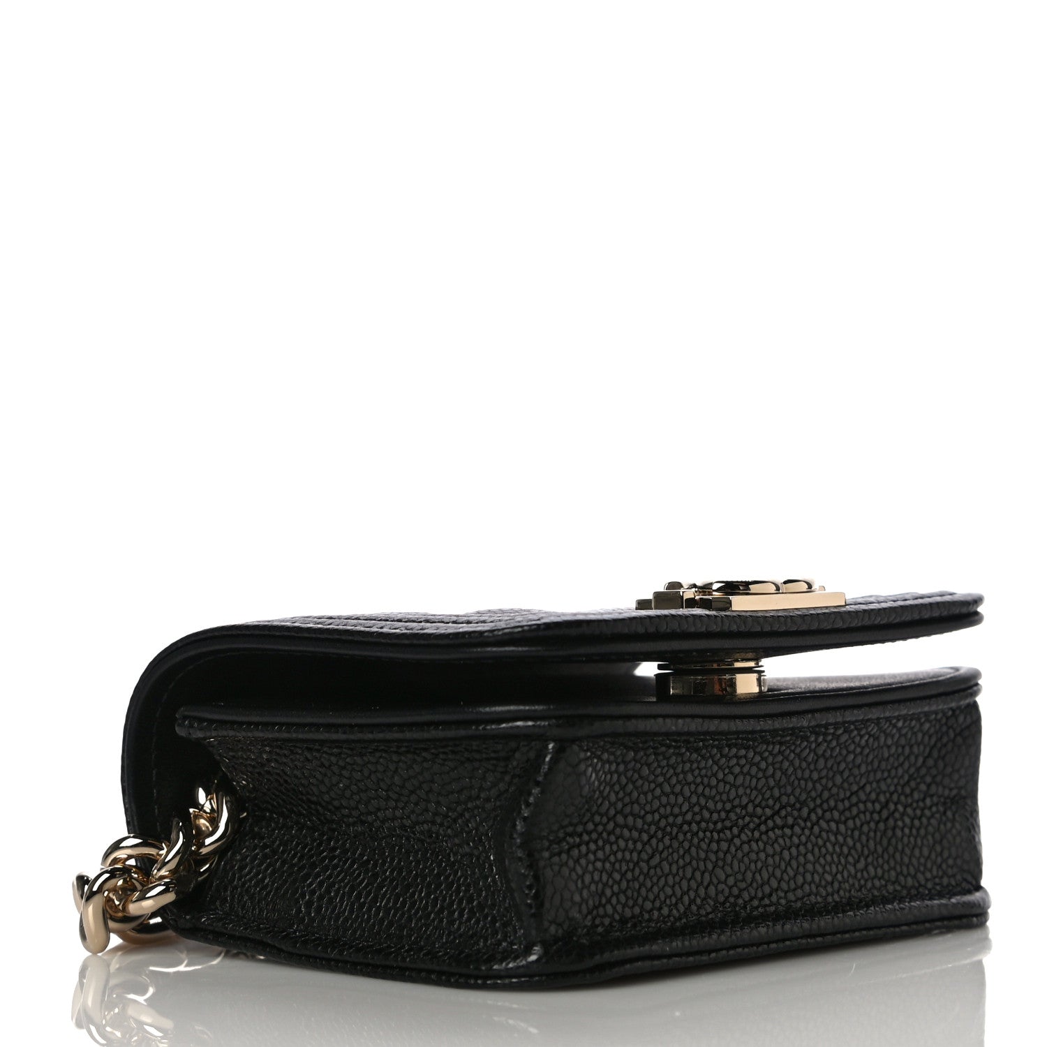 Chanel Caviar Quilted Boy Flap Waist Belt Bag Black 3 of 14
