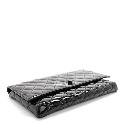 Chanel Patent Calfskin Quilted Reissue 2.55 Clutch So Black 4 of 8