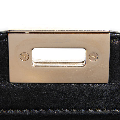 Valentino Garavani Vitello Rockstud Double Handle Tote Black 9 of 10