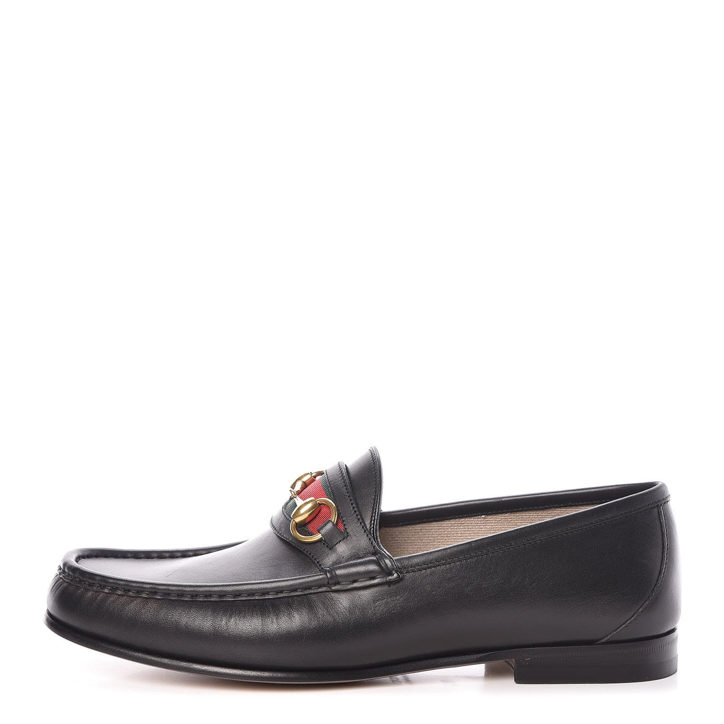 Calfskin Cirano Lux Web Mens 1953 Horsebit Loafers 8.5 Black