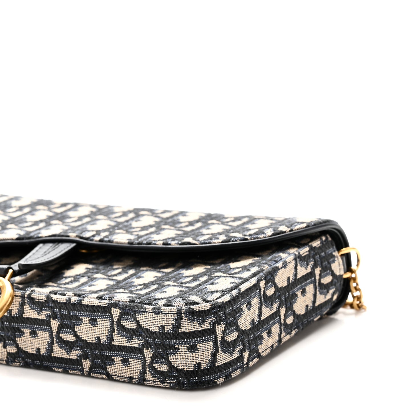 Oblique Saddle Chain Pouch  Blue