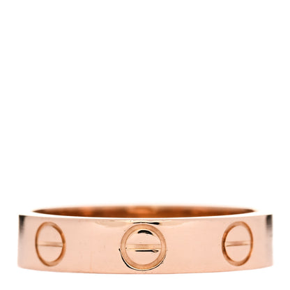 Cartier 18K Pink Gold 3.5mm LOVE Wedding Band Ring 47 4 3 of 4