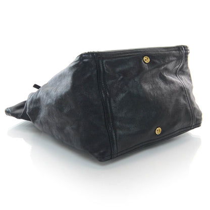Saint Laurent Leather XL Downtown Tote Black 4 of 7