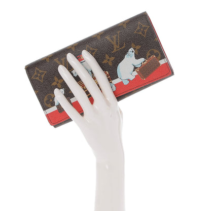 Louis Vuitton Monogram 2017 Christmas Animation Sarah Wallet 2 of 7