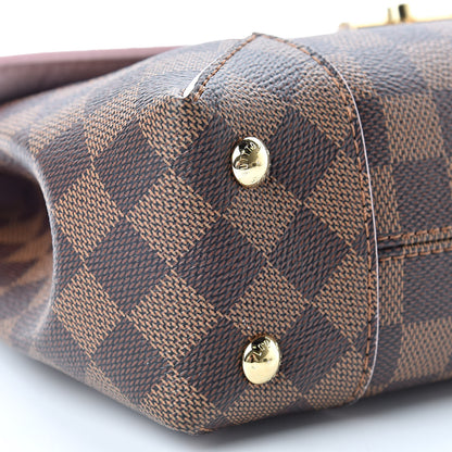 Louis Vuitton Damier Ebene Caissa Clutch Rose Ballerine 9 of 12