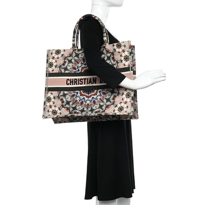 Christian Dior Canvas Embroidered Large KaleiDioroscopic Book Tote Multicolor 2 of 10