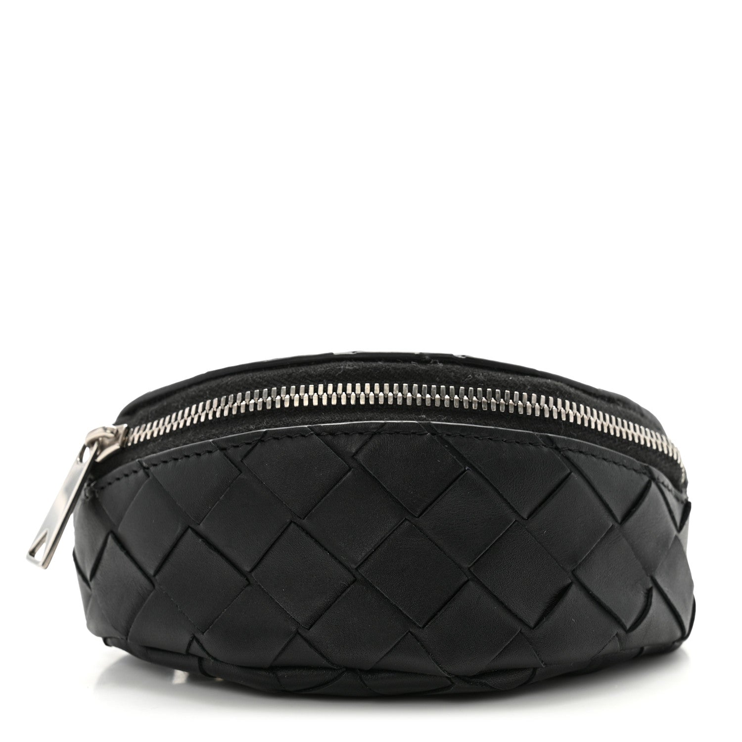 Bottega Veneta Nappa Intrecciato Wrist Pouch Black 1 of 9