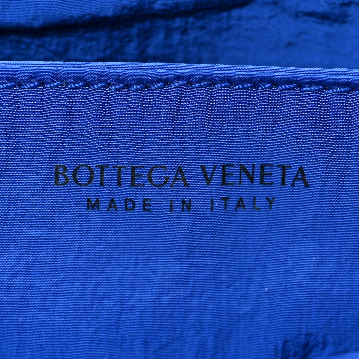 Paper Calfskin Intrecciato Cassette Belt Bag Blue
