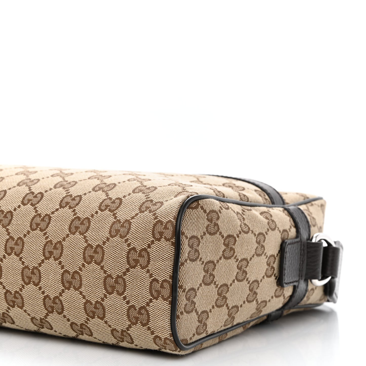 Monogram Dollar Calfskin Large Camera Case Beige Ebony Testa di Moro Marrone Scuro