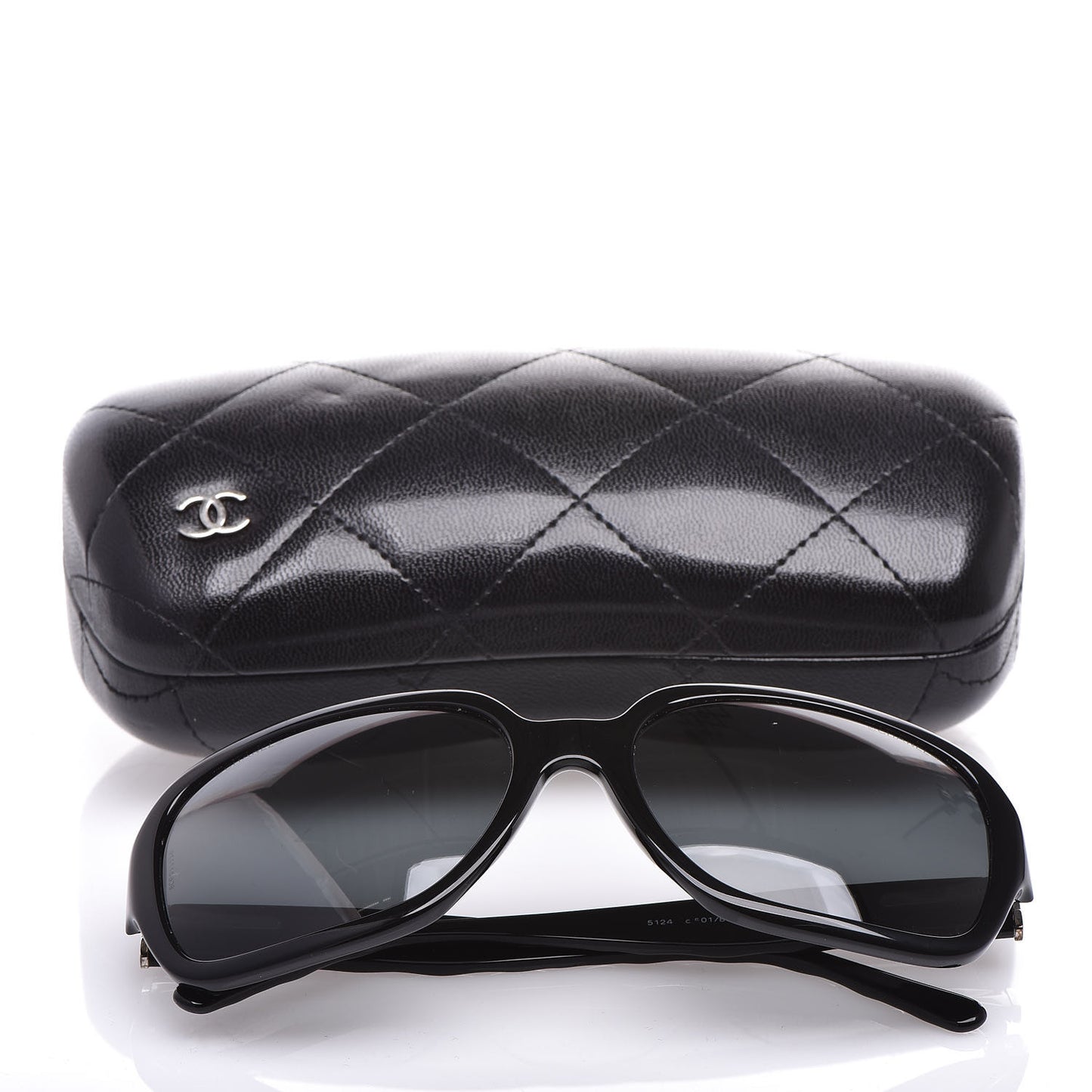 Quilted CC Sunglasses 5124 Black