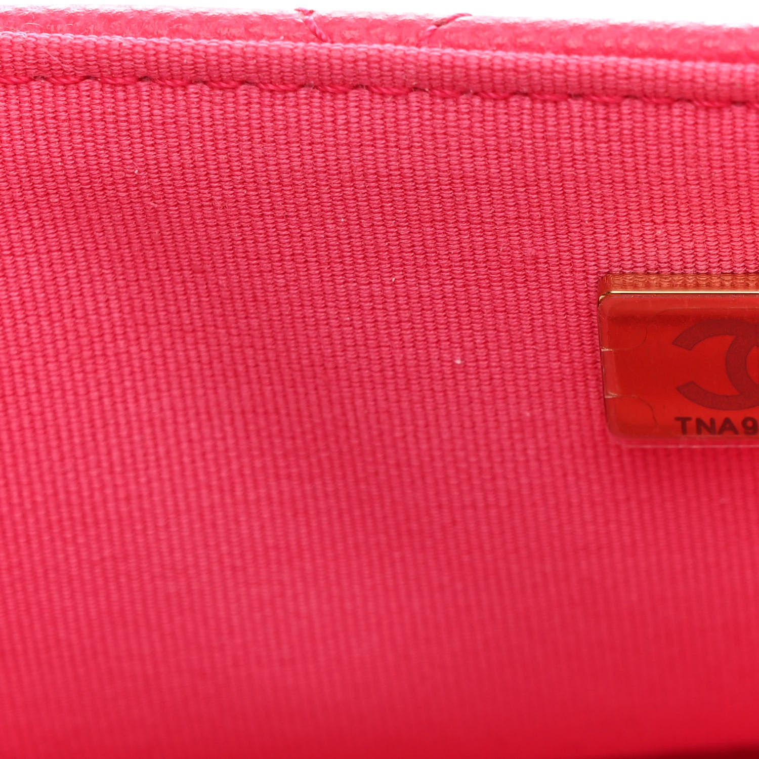 Chanel Caviar Quilted XXL Travel Flap Bag Dark Pink 7 of 11