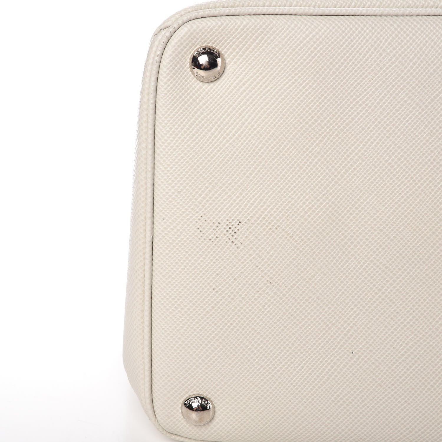 Prada Saffiano Cuir Twin Tote Talco 10 of 12