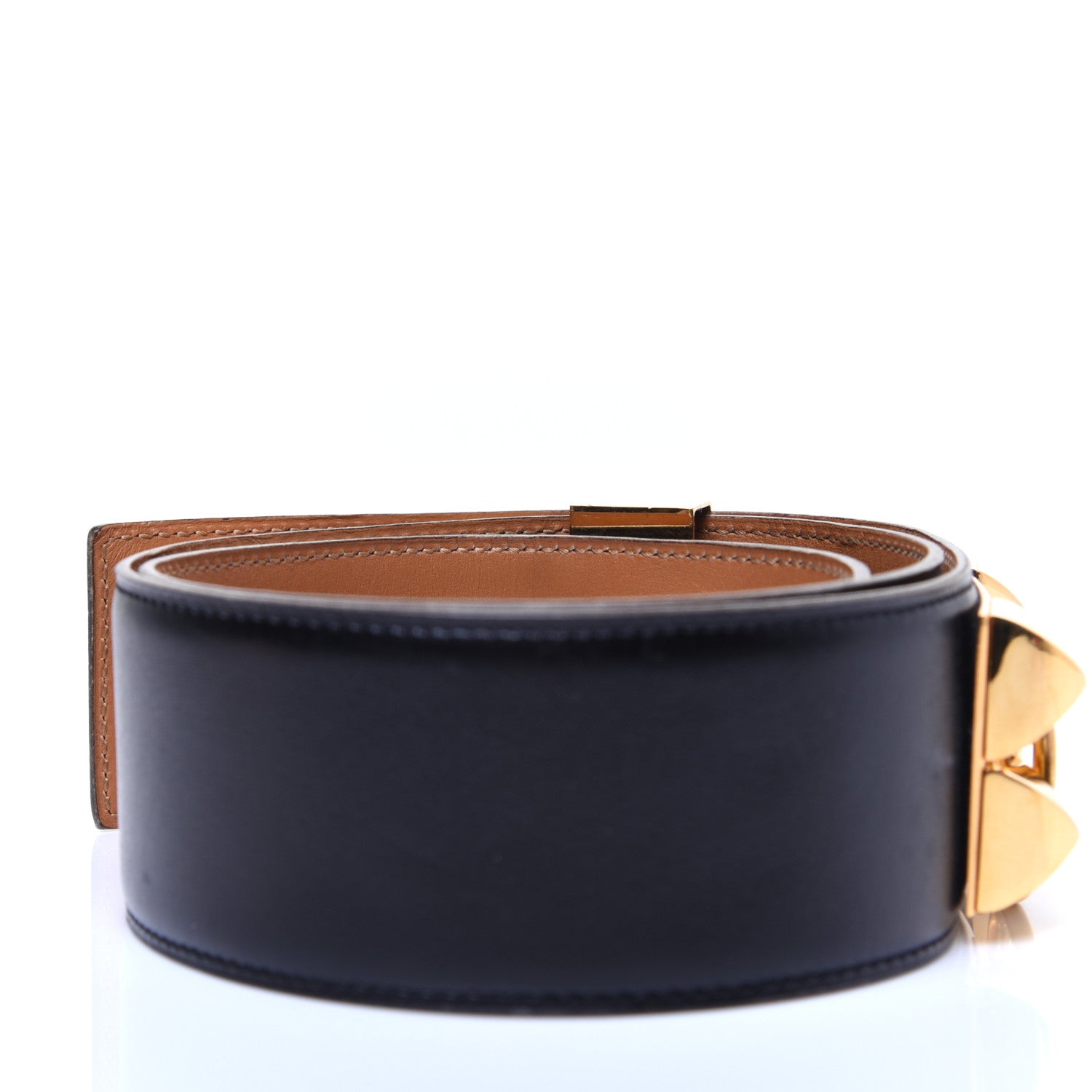 Hermes Box Collier De Chien CDC Belt 75 Black 2 of 12