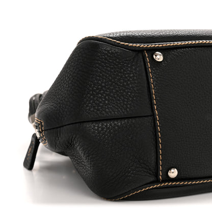 Chanel Calfskin Small Tassel Bowler  Black 9 of 15