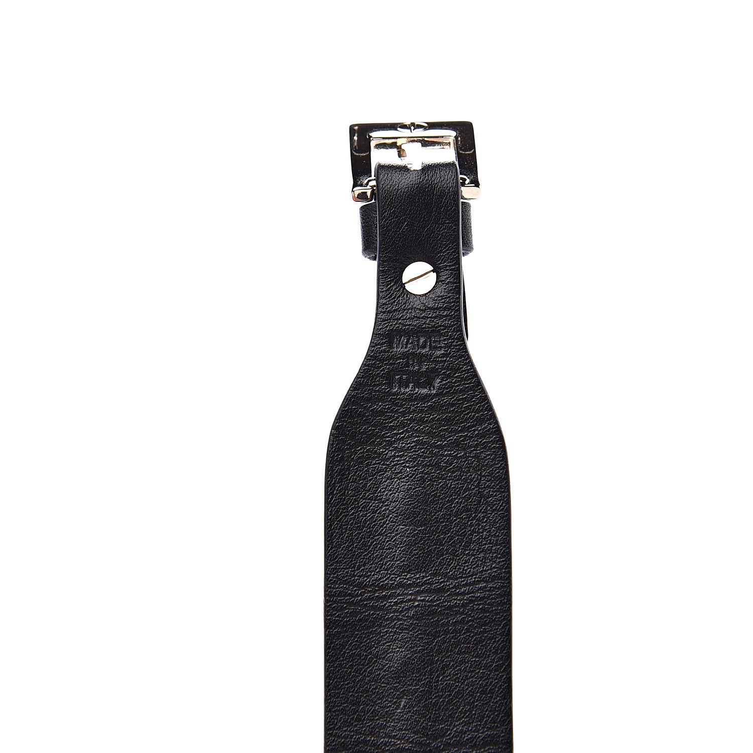 Valentino Garavani Calfskin Macro Rockstud Bracelet Black 4 of 5